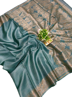 Pure tussar silk saree