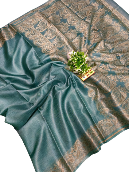 Pure tussar silk saree