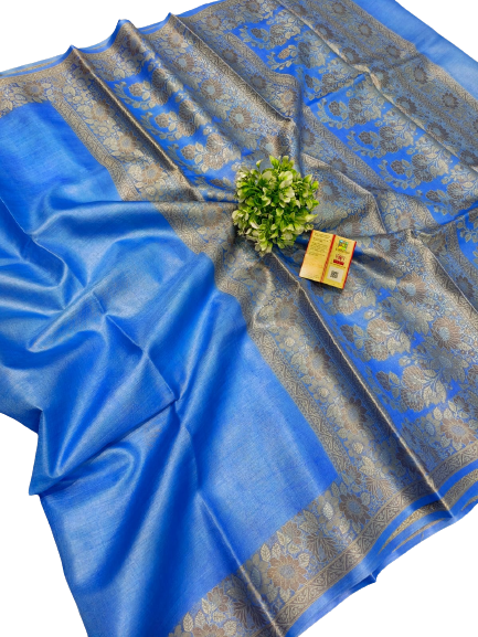 Pure tussar silk saree