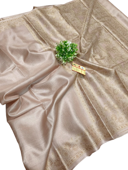 Pure tussar silk saree
