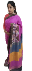 Modal Silk Hand Print Saree