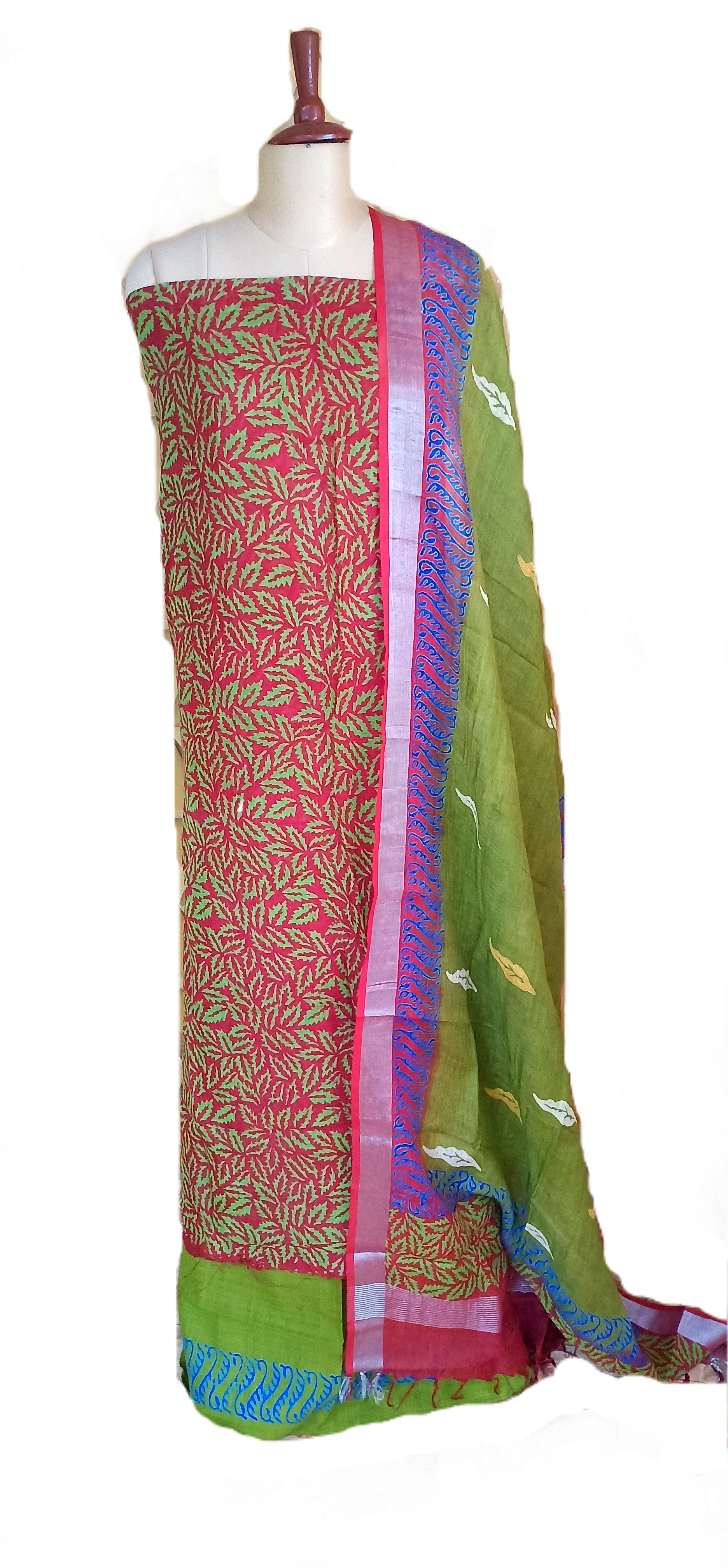 Linen Print Suit SILK ZONE