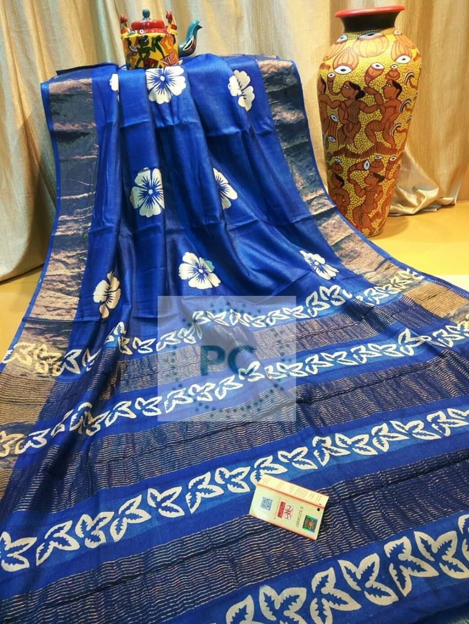 Tussar silk saree SILK ZONE