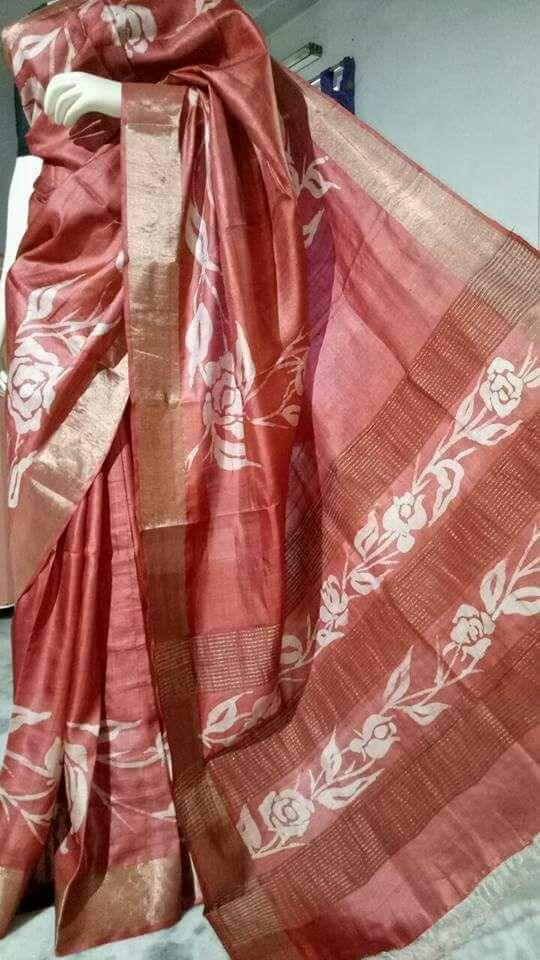 Tussar silk saree SILK ZONE