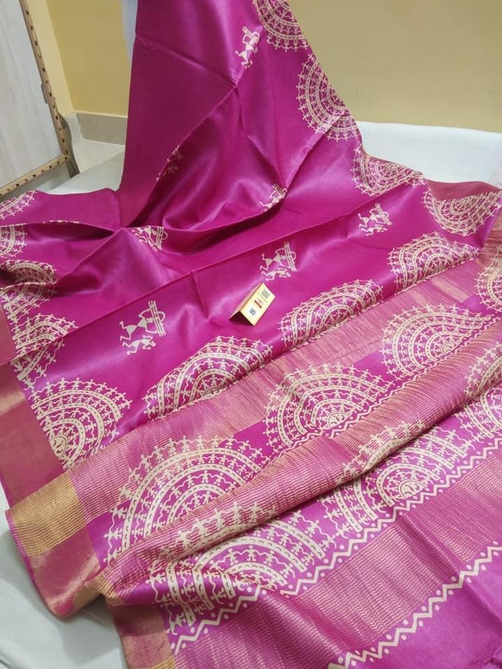 Tussar silk saree SILK ZONE