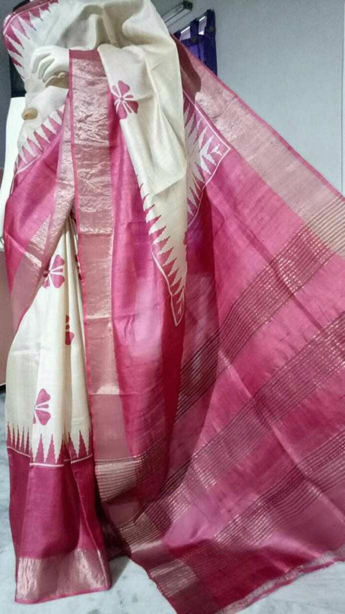 Tussar silk saree SILK ZONE