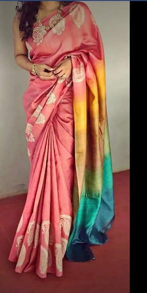 Tussar silk saree SILK ZONE